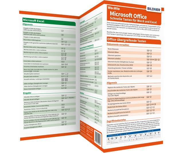 Cover: 9783832800697 | Wo&amp;Wie: Microsoft-Office - Schnelle Tasten für Word und Excel | Buch