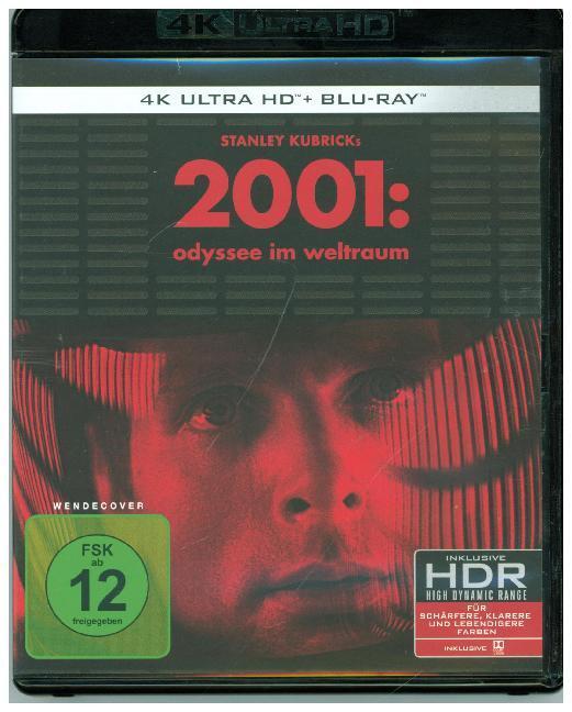 Cover: 5051890317216 | 2001: Odyssee im Weltraum 4K, 2 UHD-Blu-ray + 1 Blu-ray | Kubrick