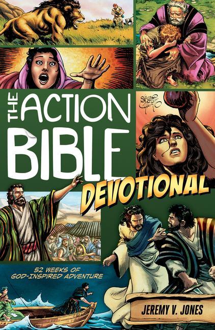 Cover: 9780781407274 | The Action Bible Devotional | 52 Weeks of God-Inspired Adventure