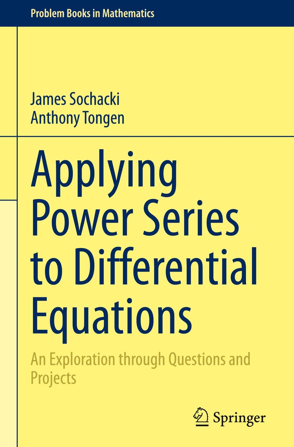 Cover: 9783031245862 | Applying Power Series to Differential Equations | Tongen (u. a.) | xii