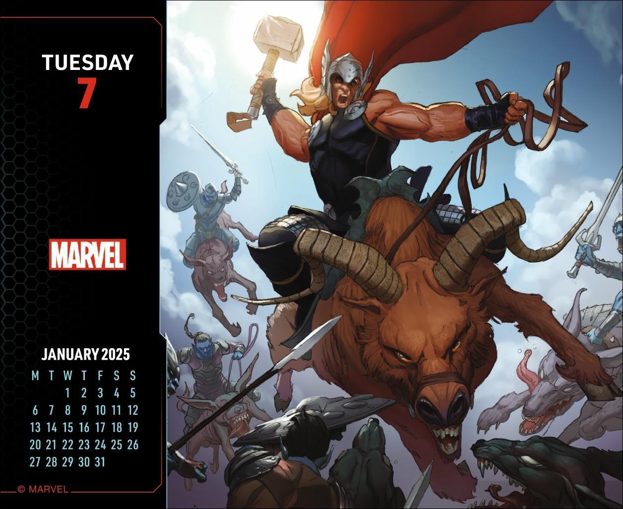 Bild: 9783840196775 | Marvel Comics Tagesabreißkalender 2025 | Kalender | Danilo | 320 S.