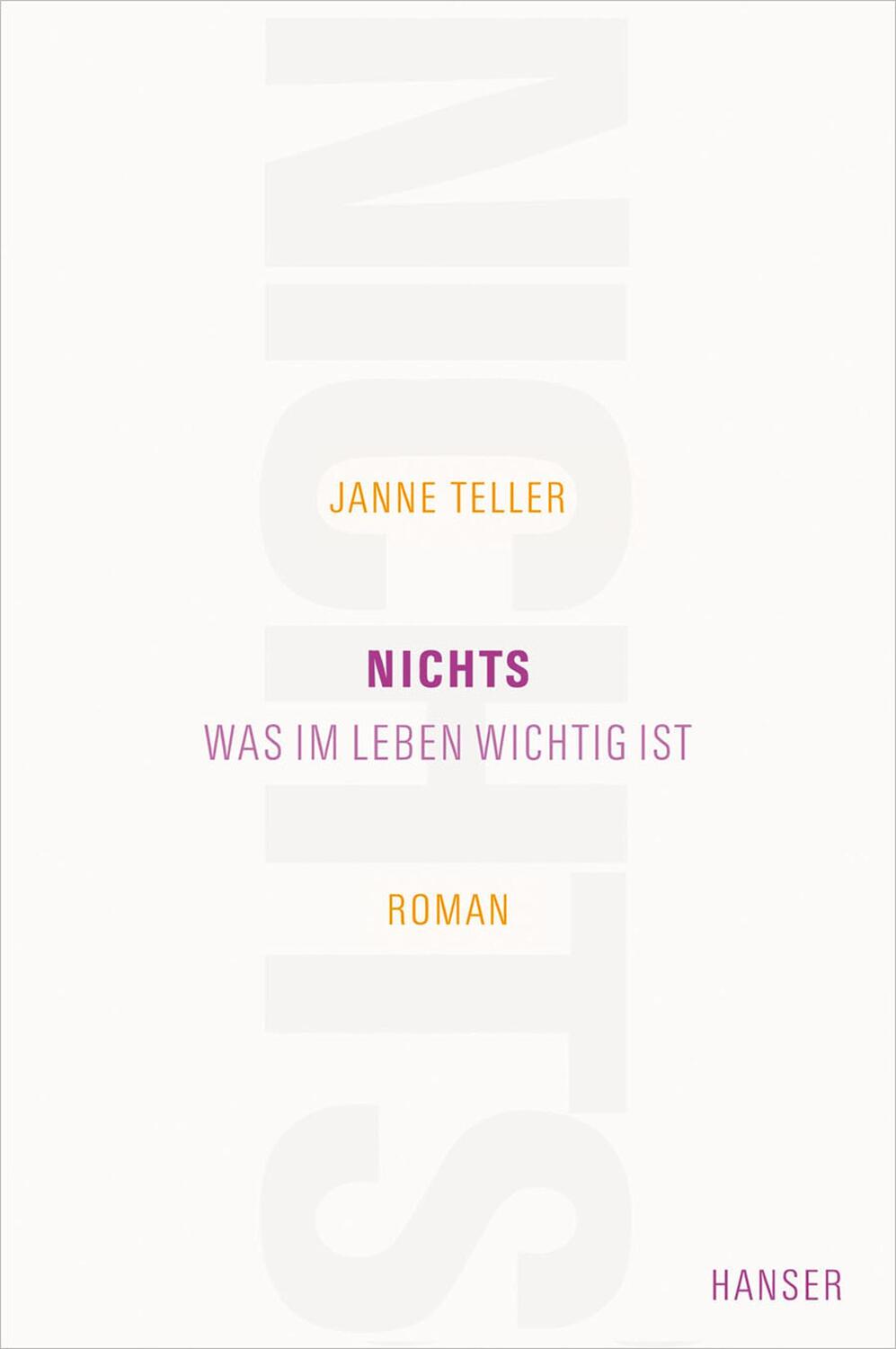 Cover: 9783446235960 | Nichts | Was im Leben wichtig ist. Roman | Janne Teller | Taschenbuch