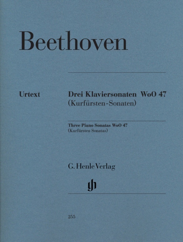 Cover: 9790201802558 | Ludwig van Beethoven - 3 Klaviersonaten WoO 47 (Kurfürsten-Sonaten)