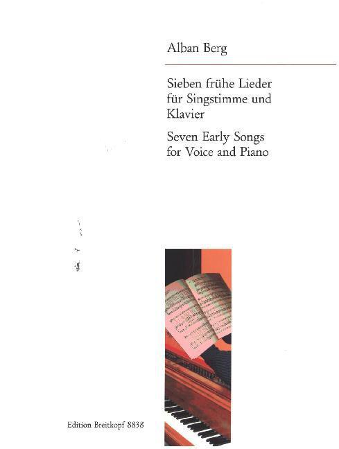 Cover: 9790004184028 | Sieben fühe Lieder, Singstimme und Klavier | Alban Berg | Broschüre