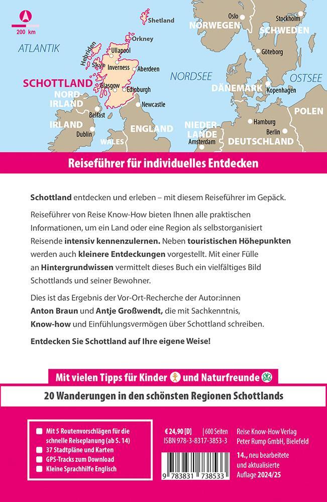 Rückseite: 9783831738533 | Reise Know-How Reiseführer Schottland - mit Orkney, Hebriden und...