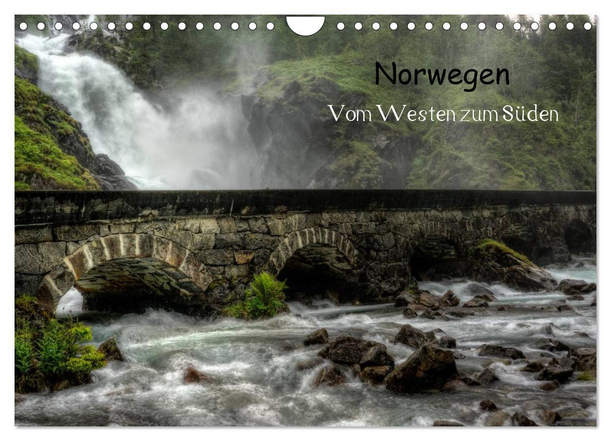 Cover: 9783383375279 | Norwegen - Vom Westen zum Süden (Wandkalender 2024 DIN A4 quer),...