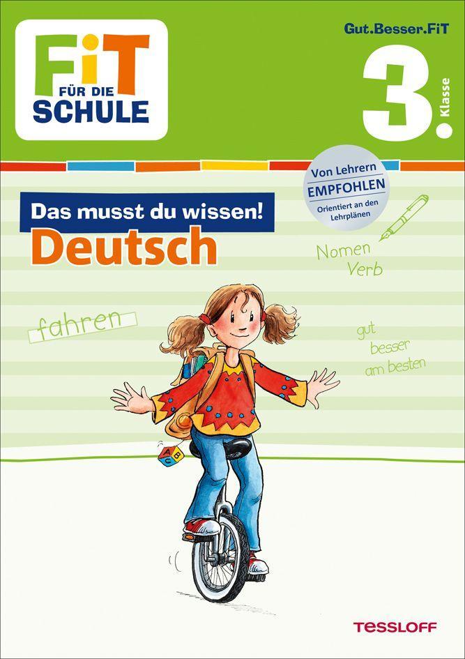 Cover: 9783788626860 | Deutsch 3. Klasse | Fit für die Schule, Das musst du wissen! | Buch