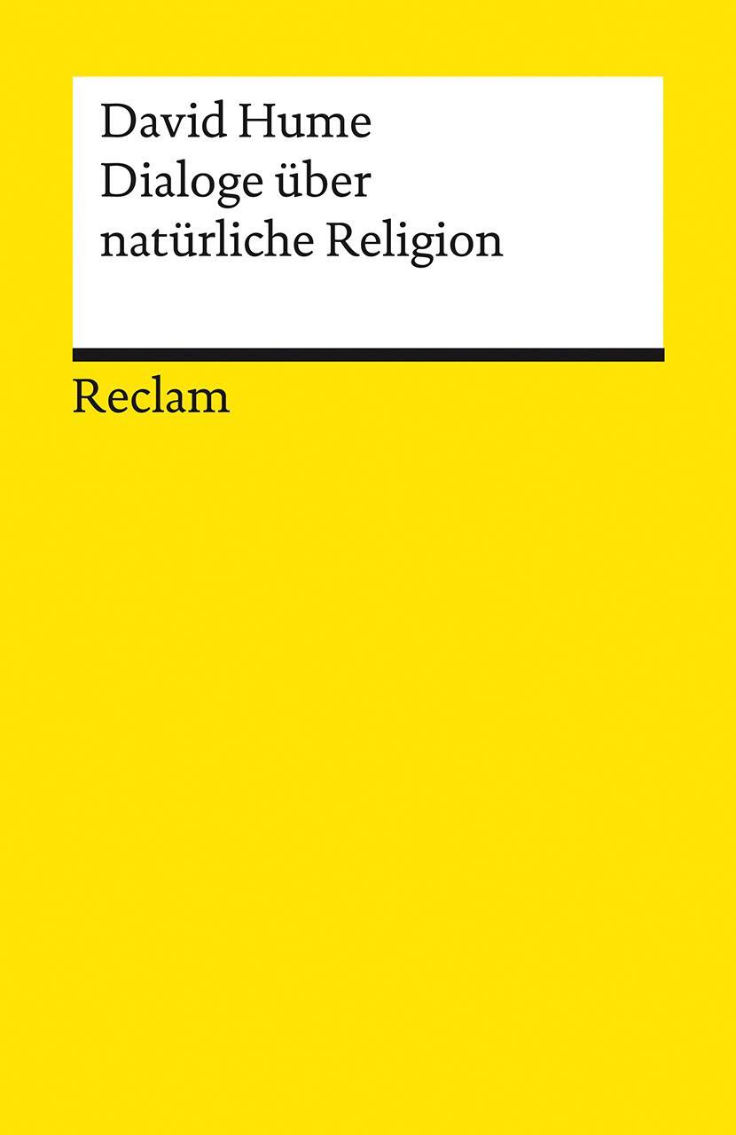 Cover: 9783150140574 | Dialoge über natürliche Religion | David Hume | Taschenbuch | Deutsch