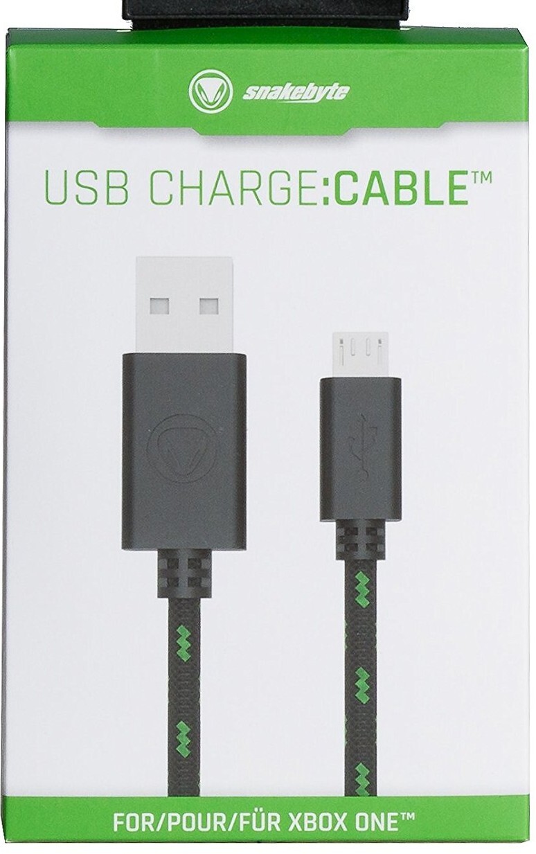 Cover: 4039621910470 | snakebyte - USB charge:cable - für Xbox One Controller - PS4 & Xbox...