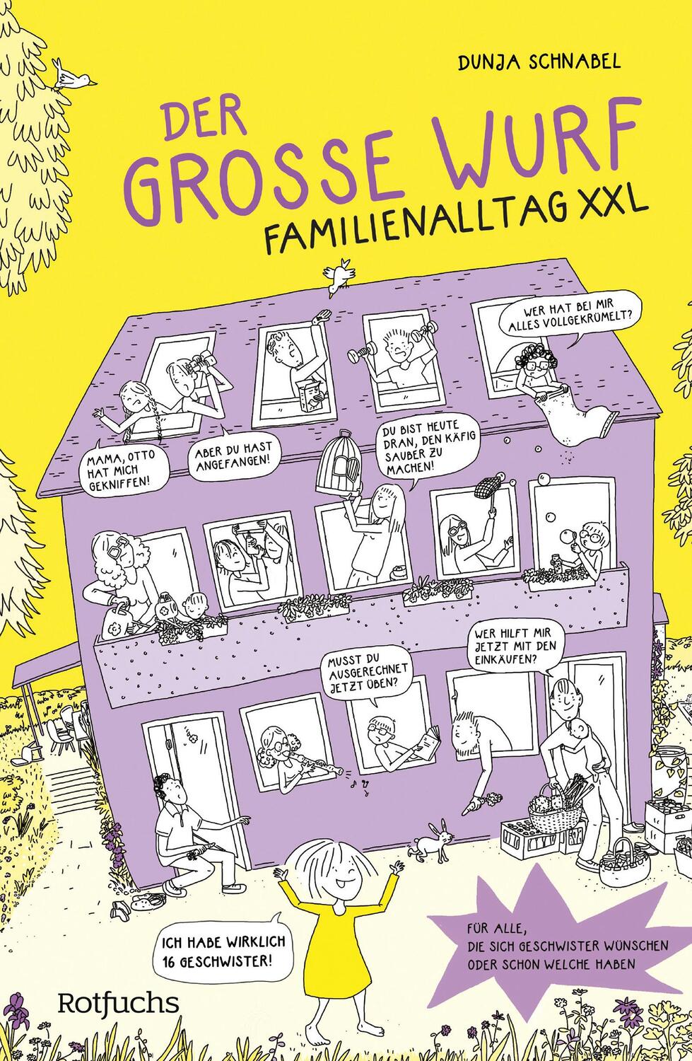 Cover: 9783757100056 | Der große Wurf | Familienalltag XXL Comicroman für Kinder ab 8 Jahre