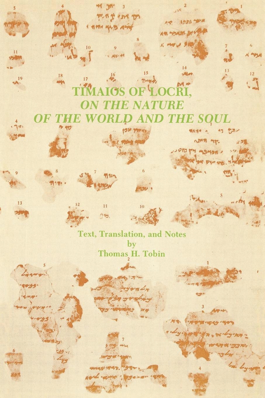 Cover: 9780891307426 | Timaios of Locri | On the Nature of the World and the Soul | Buch