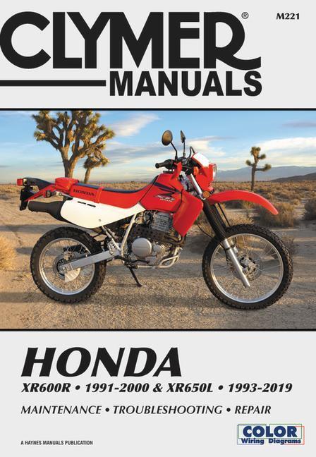Cover: 9781620923641 | Honda Xr600r - 1991-2000 &amp; Xr650l - 1993-2019 Clymer Manual:...