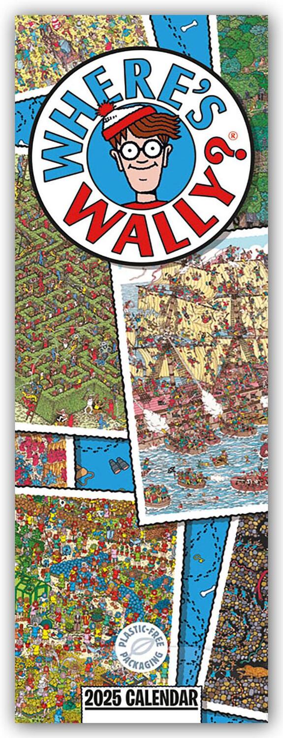 Cover: 9781529843644 | Where's Wally Slim Calendar 2025 | Carousel Calendars | Taschenbuch