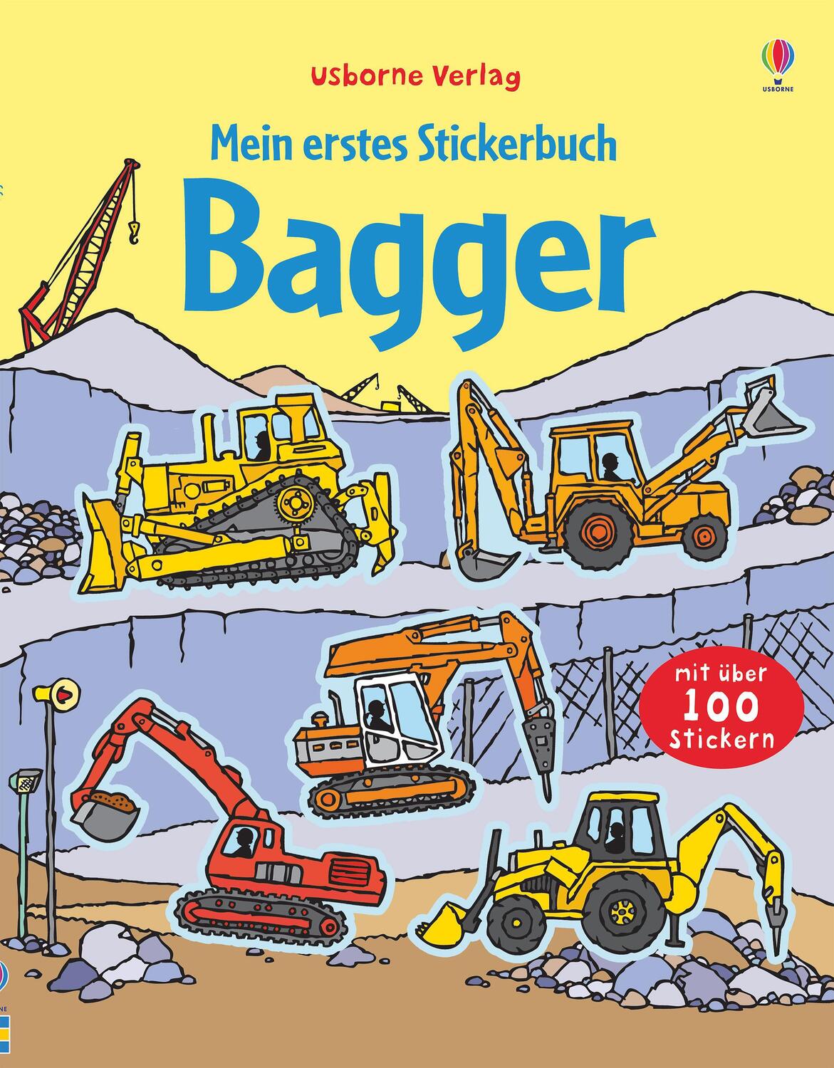 Cover: 9781782326878 | Mein erstes Stickerbuch: Bagger | Sam Taplin | Taschenbuch | Deutsch