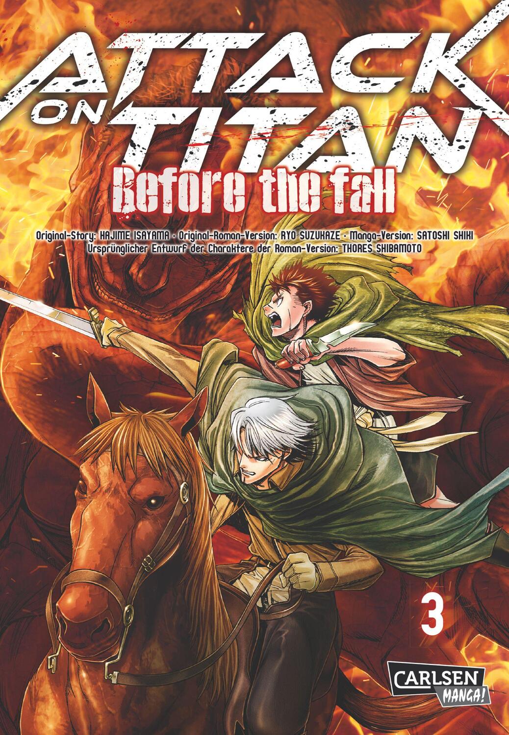 Cover: 9783551743725 | Attack on Titan - Before the Fall 3 | Hajime Isayama (u. a.) | Buch