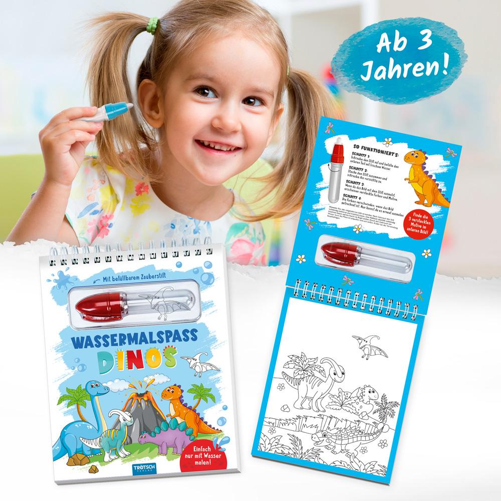 Bild: 9783988021007 | Trötsch Wassermalspaß mit Zauberstift Dinosaurier | Trötsch Verlag