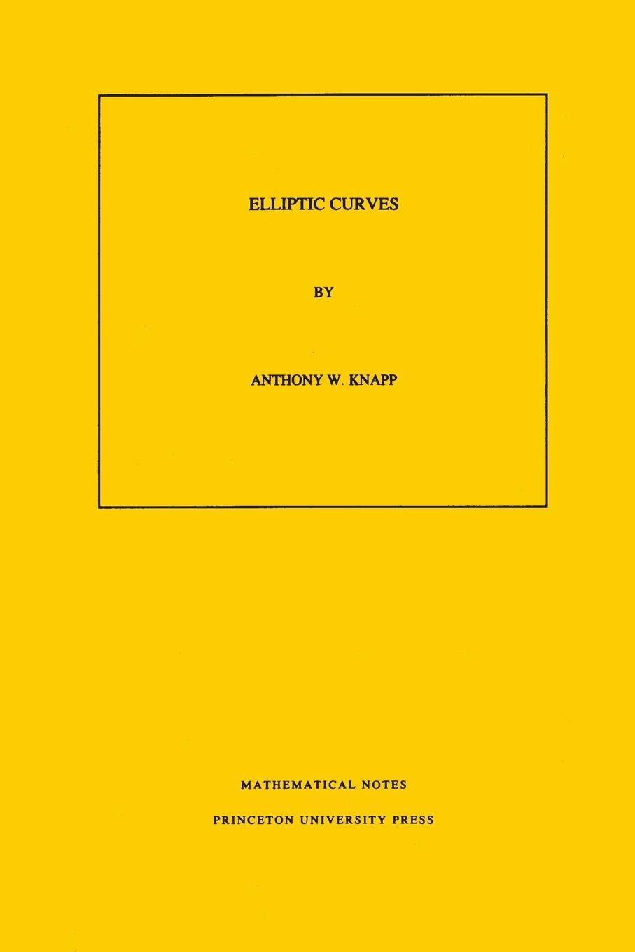 Cover: 9780691085593 | Elliptic Curves | Anthony W. Knapp | Taschenbuch | Englisch | 1992