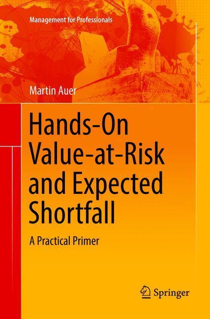 Cover: 9783319891705 | Hands-On Value-at-Risk and Expected Shortfall | A Practical Primer