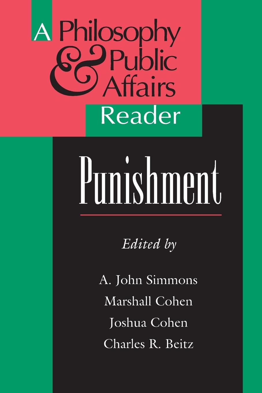 Cover: 9780691029559 | Punishment | A Philosophy and Public Affairs Reader | Simmons (u. a.)