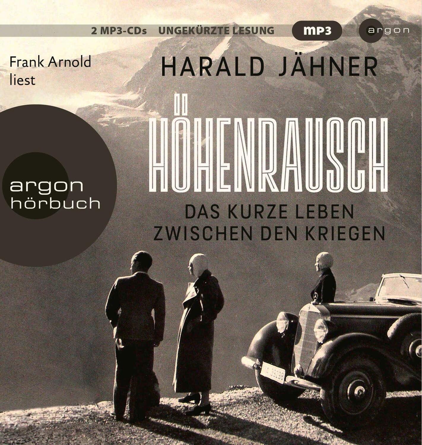 Cover: 9783839819579 | Höhenrausch | Das kurze Leben zwischen den Kriegen | Harald Jähner