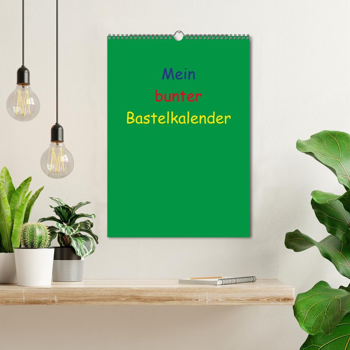 Bild: 9783457088913 | Mein bunter Bastel / Fotokalender (Wandkalender 2025 DIN A3 hoch),...