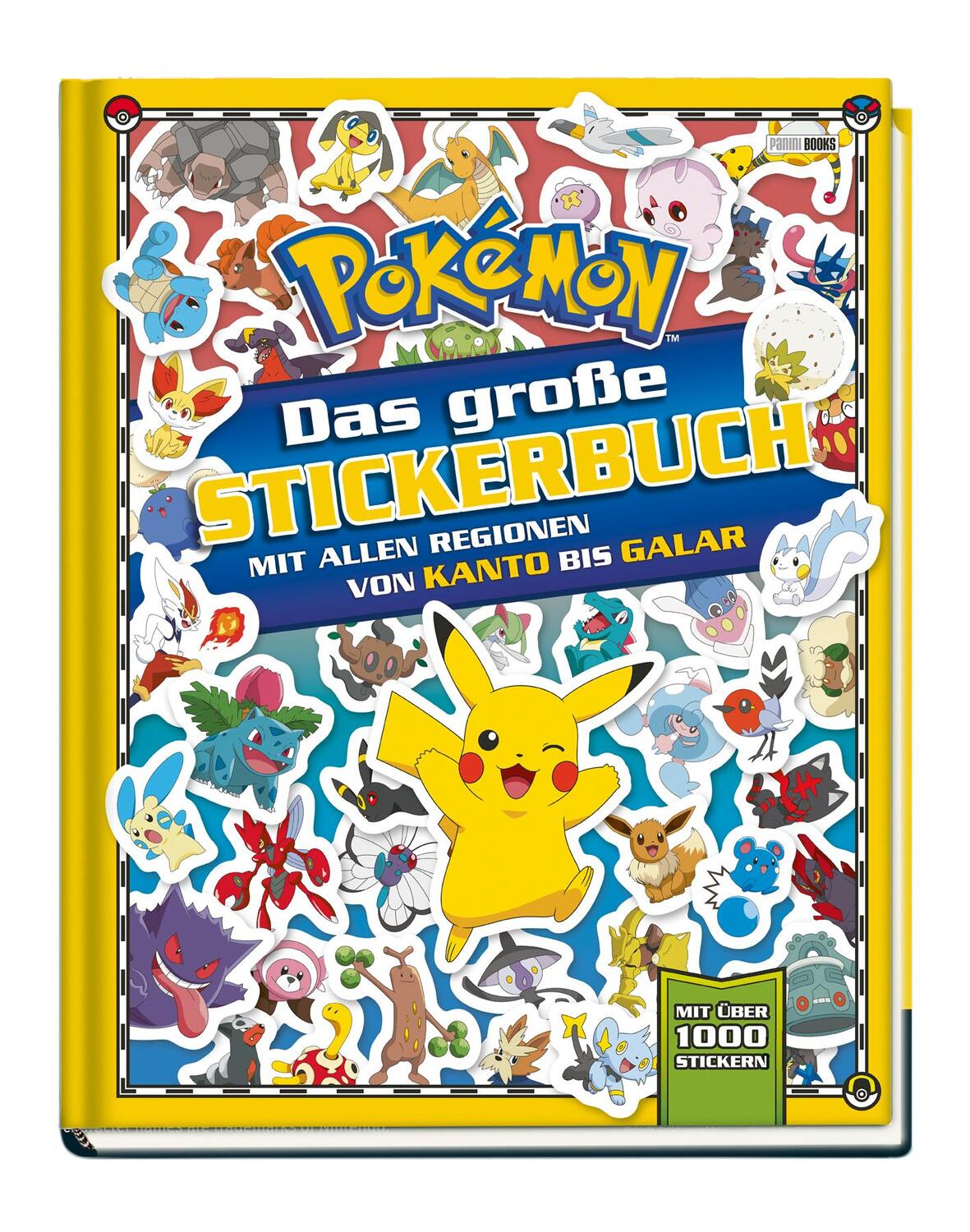 Cover: 9783833242939 | Pokémon: Das große Stickerbuch mit allen Regionen von Kanto bis Galar