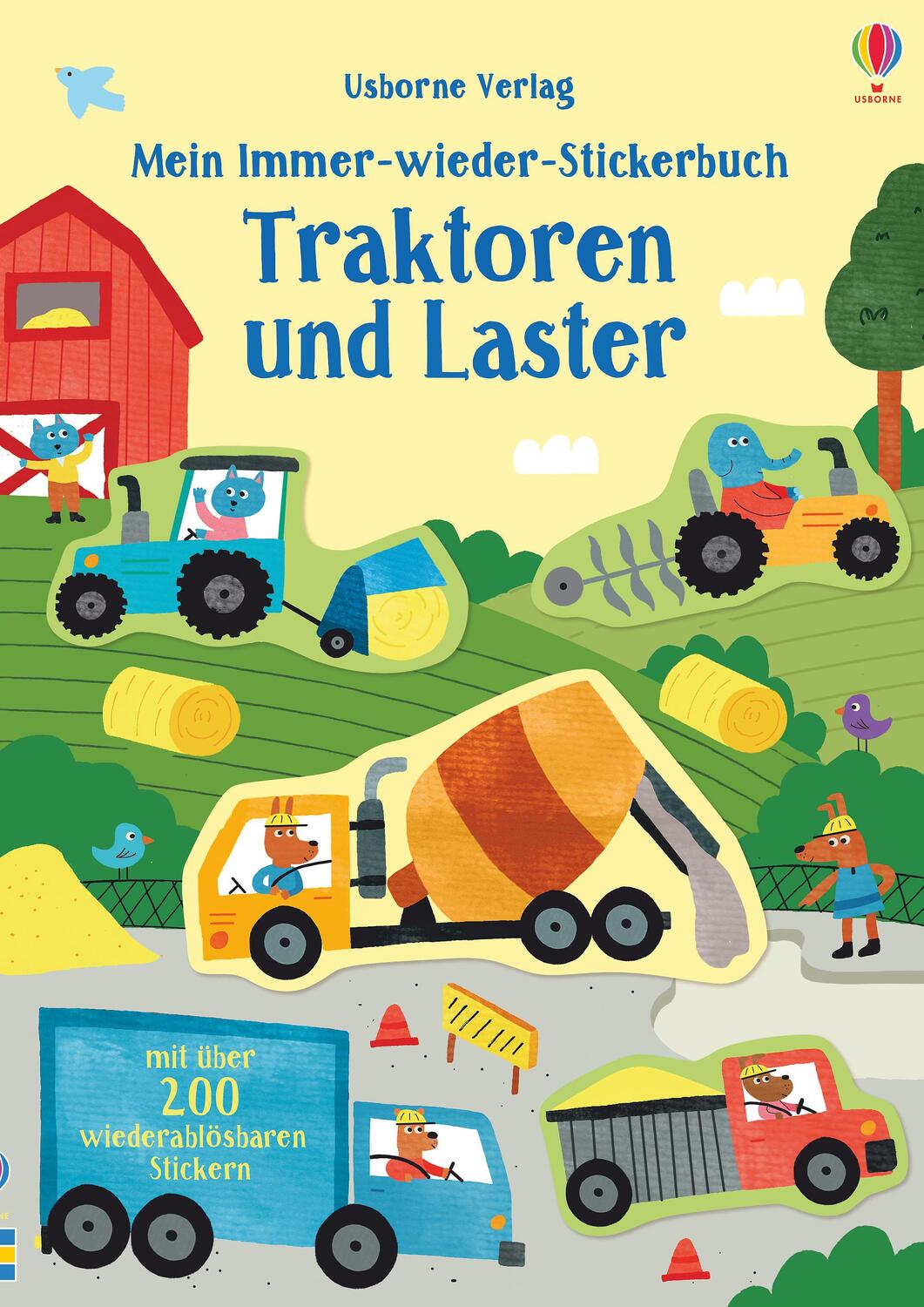 Cover: 9781789413779 | Mein Immer-wieder-Stickerbuch: Traktoren und Laster | Hannah Watson