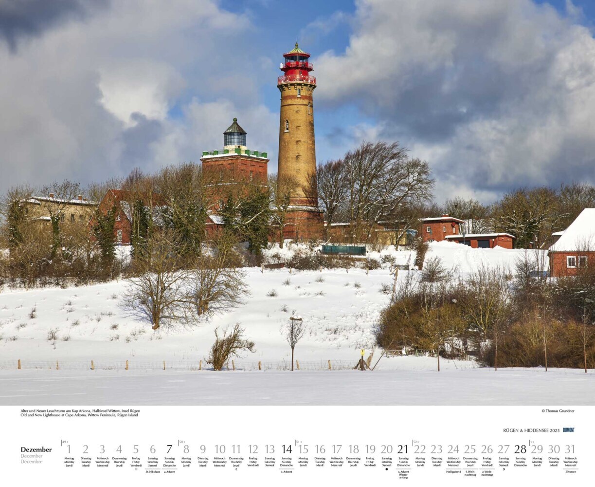 Bild: 4250809652726 | DUMONT - Rügen &amp; Hiddensee 2025 Wandkalender, 52x42,5cm,...