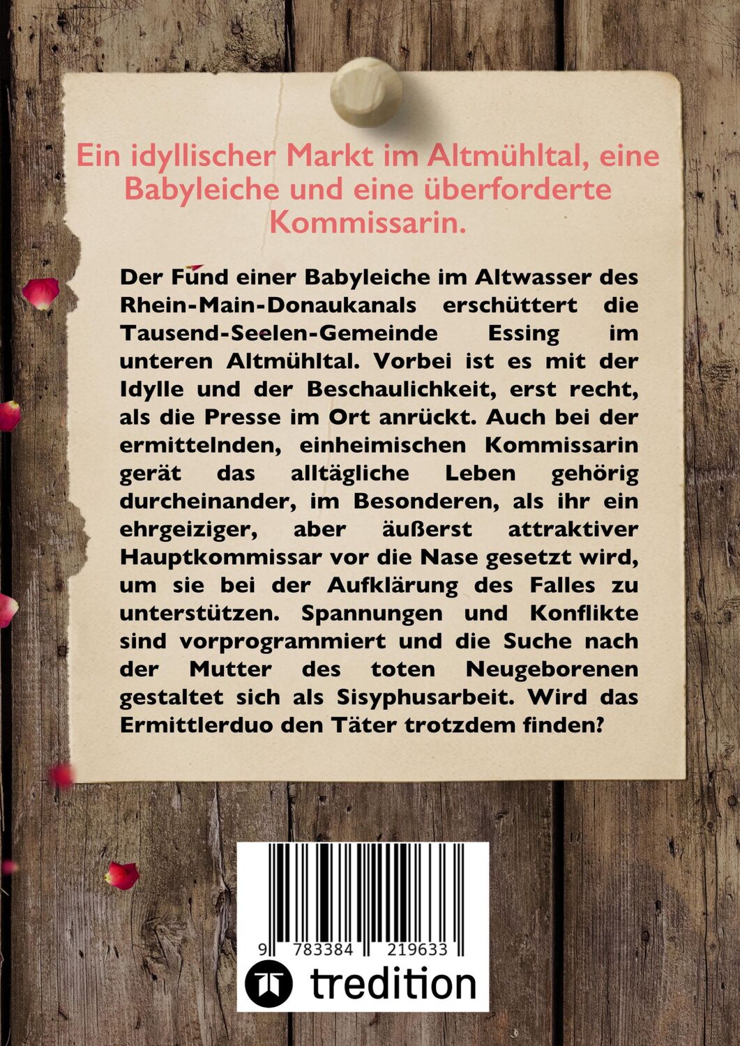 Rückseite: 9783384219633 | Bayernhymne | Ein Altmühltalkrimi mit Herz | Marion Stadler | Buch