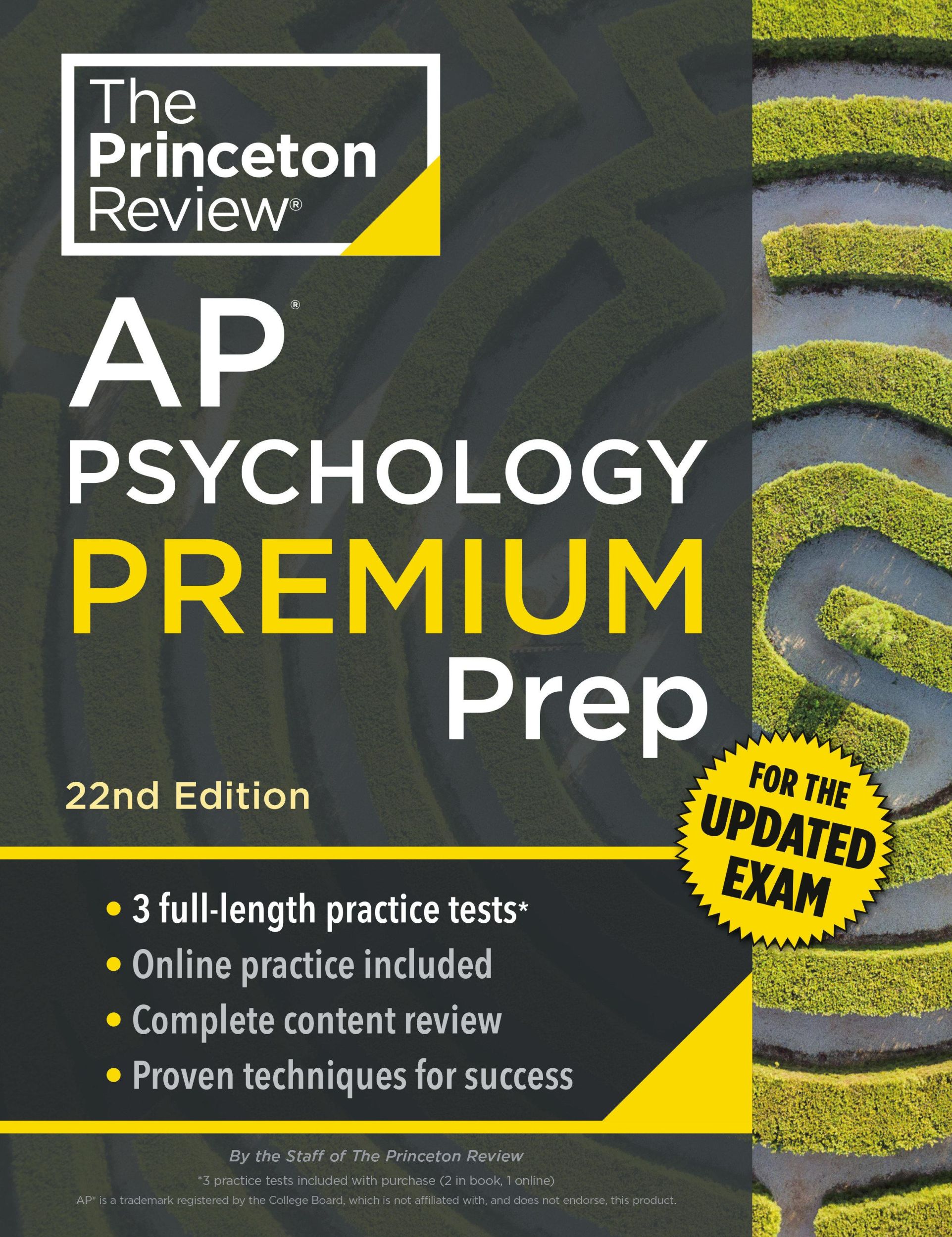 Cover: 9780593517727 | Princeton Review AP Psychology Premium Prep, 22nd Edition | Review