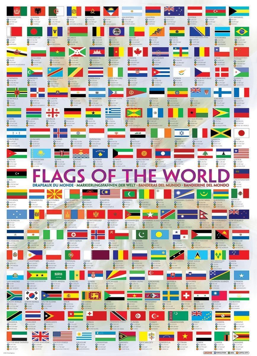 Bild: 628136601283 | Flags of the World | Stück | 601283 | Englisch | 2022 | Eurographics