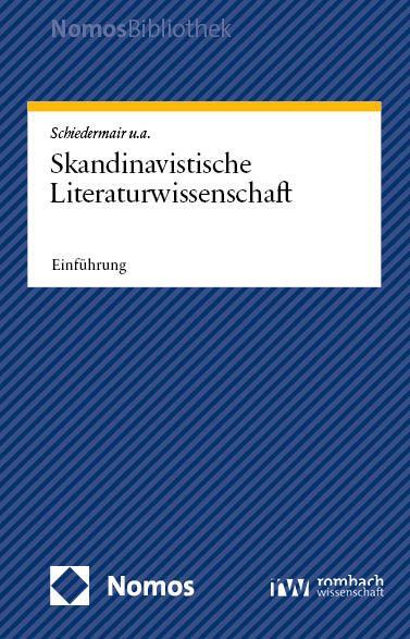 Cover: 9783848787722 | Skandinavistische Literaturwissenschaft | Einführung | Taschenbuch