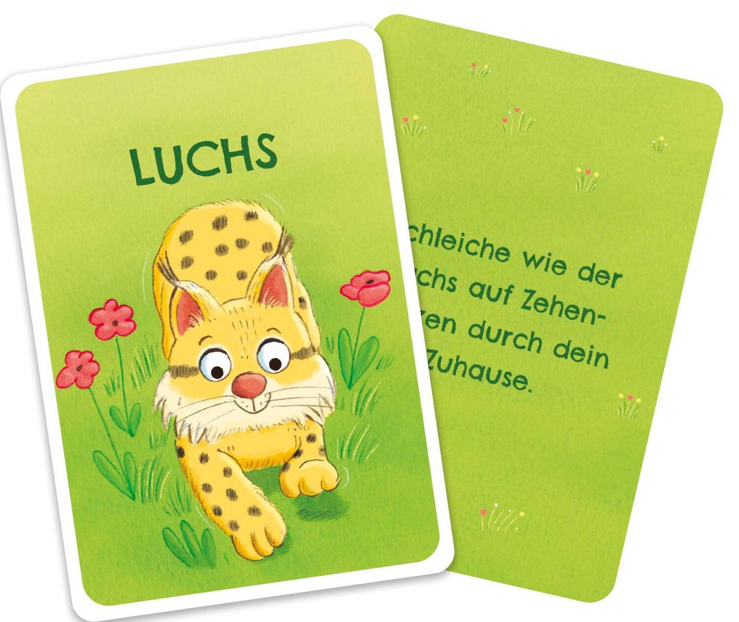 Bild: 4260308345104 | Schleiche wie der Luchs, watschle wie die Ente | Klara Wiesel | Spiel