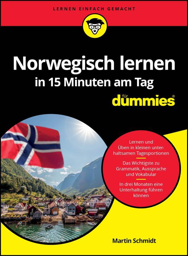 Cover: 9783527720521 | Norwegisch lernen in 15 Minuten am Tag für Dummies | Martin Schmidt