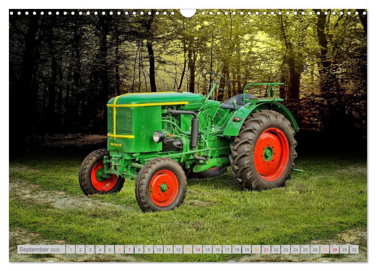 Bild: 9783435607341 | Oldtimer Schätze. Ein Traktoren-Kalender (Wandkalender 2025 DIN A3...