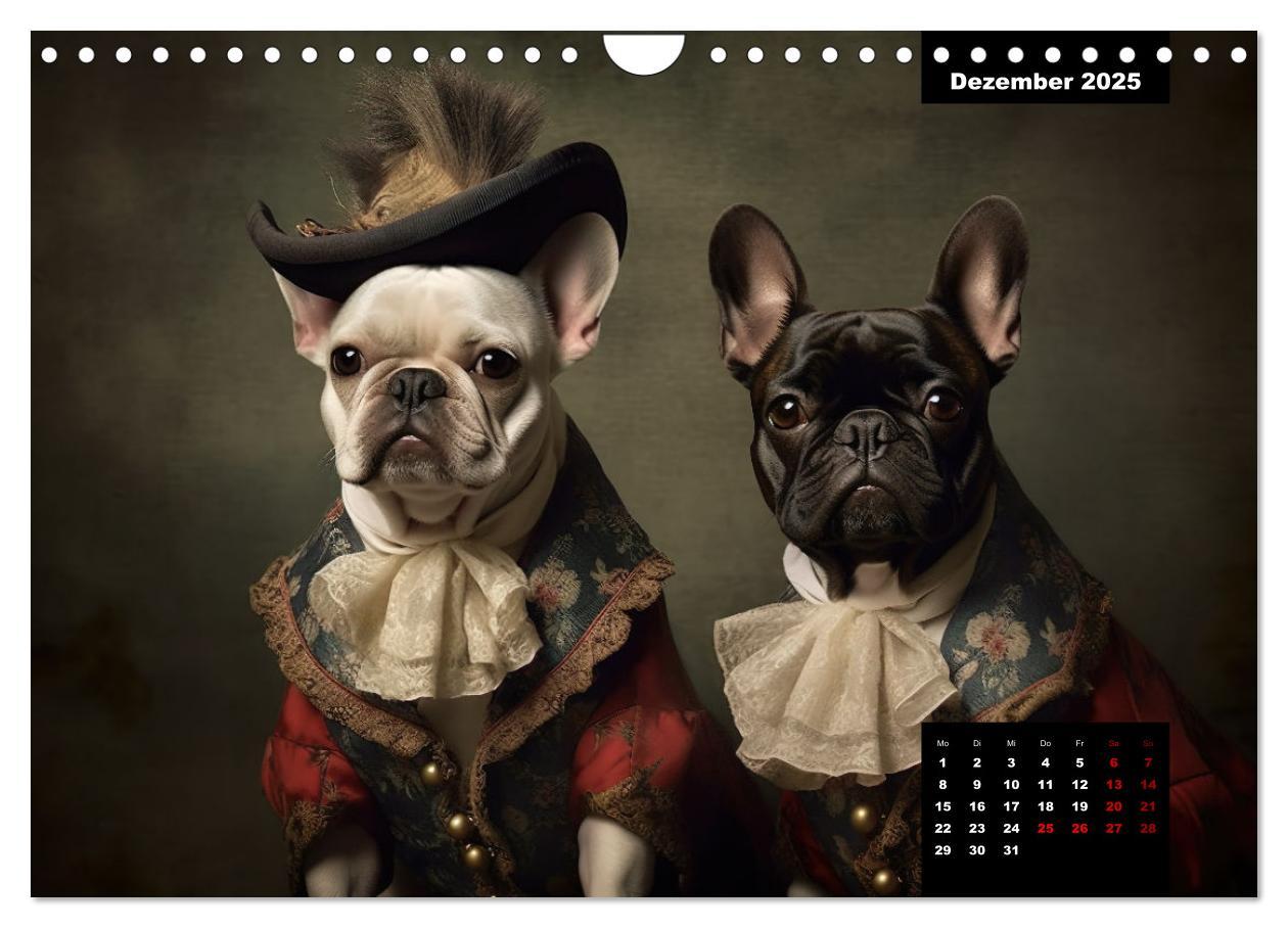 Bild: 9783383858086 | Französische Bulldogge KI Digiart (Wandkalender 2025 DIN A4 quer),...