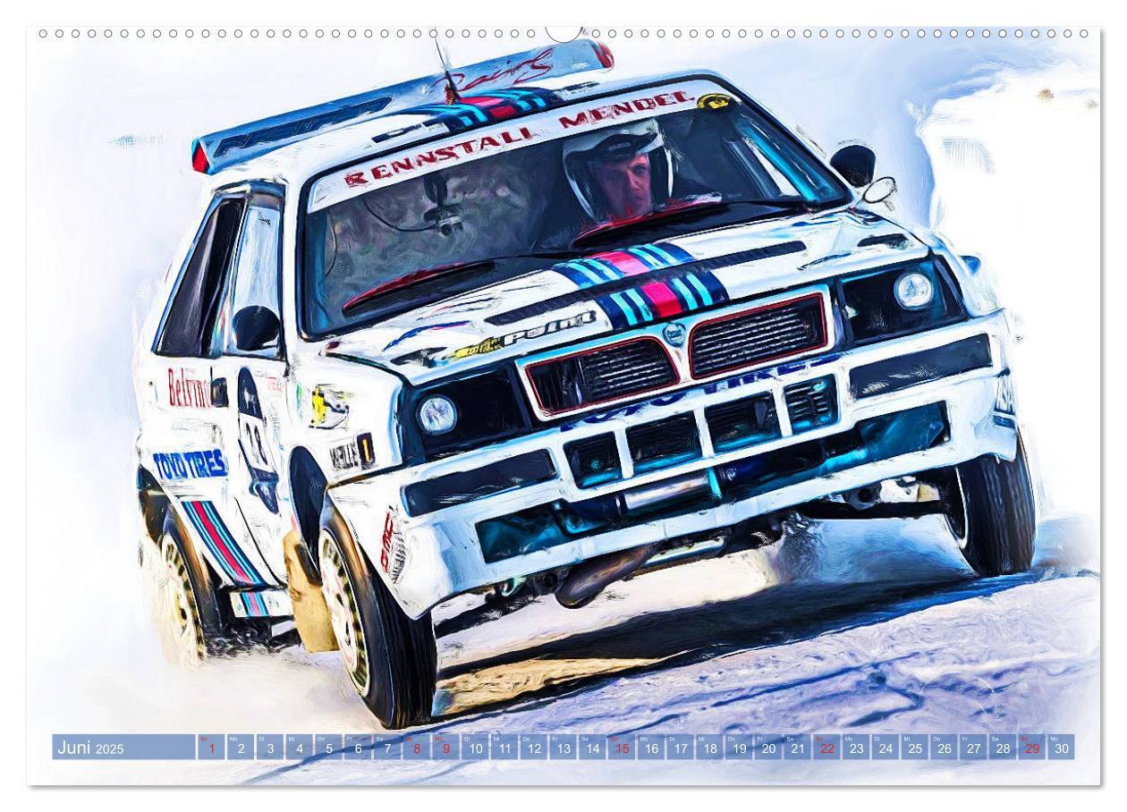 Bild: 9783435233007 | Rallye-Klassiker auf Eis (Wandkalender 2025 DIN A2 quer), CALVENDO...