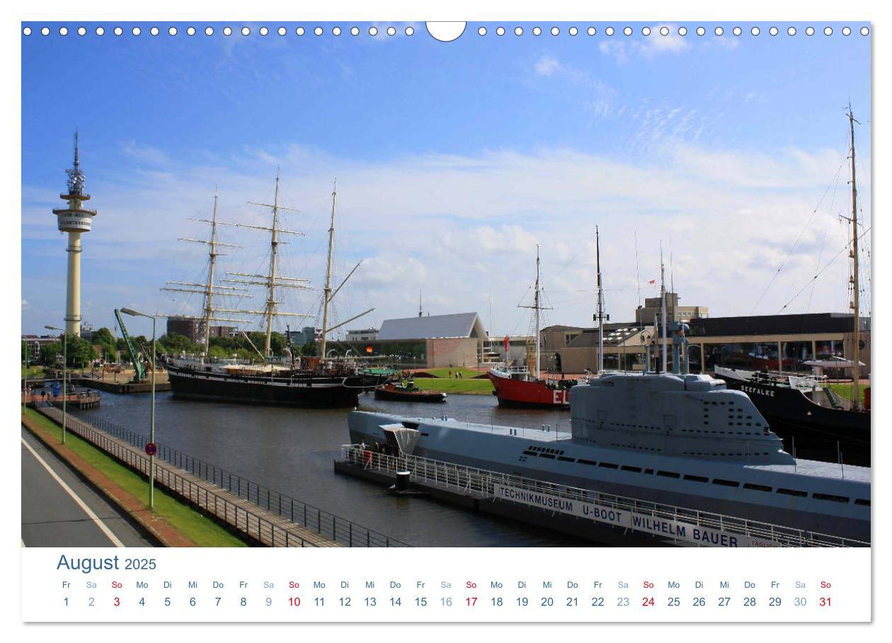 Bild: 9783435330355 | Bremerhaven 2025. Impressionen aus den Havenwelten (Wandkalender...