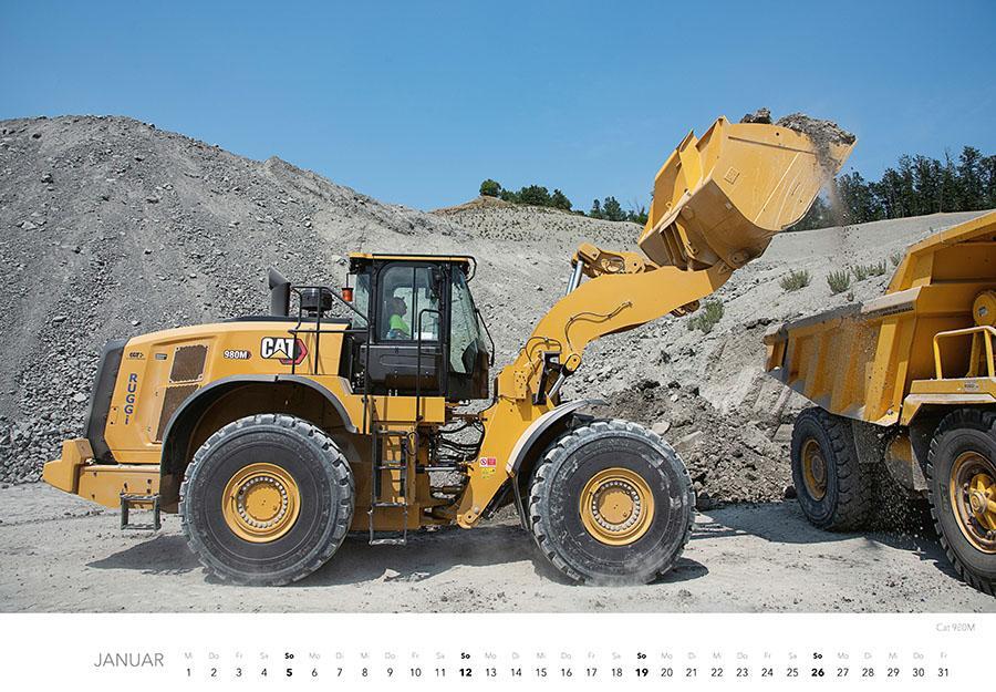 Bild: 9783966648073 | Baumaschinen Kalender 2025 | Thomas Wilk | Kalender | 14 S. | Deutsch