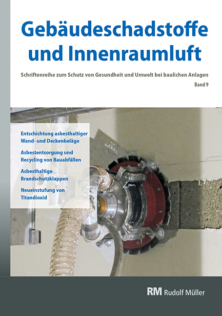 Cover: 9783481039523 | Gebäudeschadstoffe und Innenraumluft - Schriftenreihe zum Schutz...