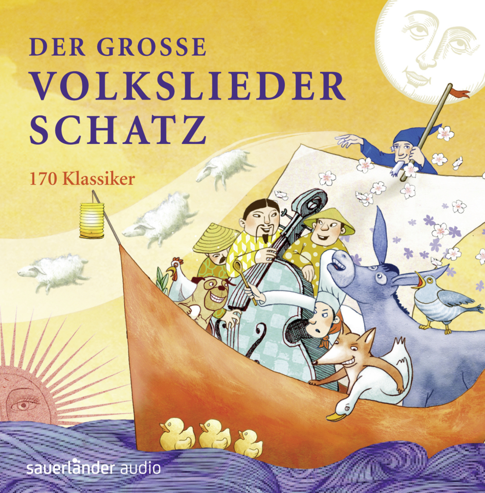Cover: 9783839846780 | Der große Volksliederschatz, 4 Audio-CDs | Esslinger Kinderchöre | CD