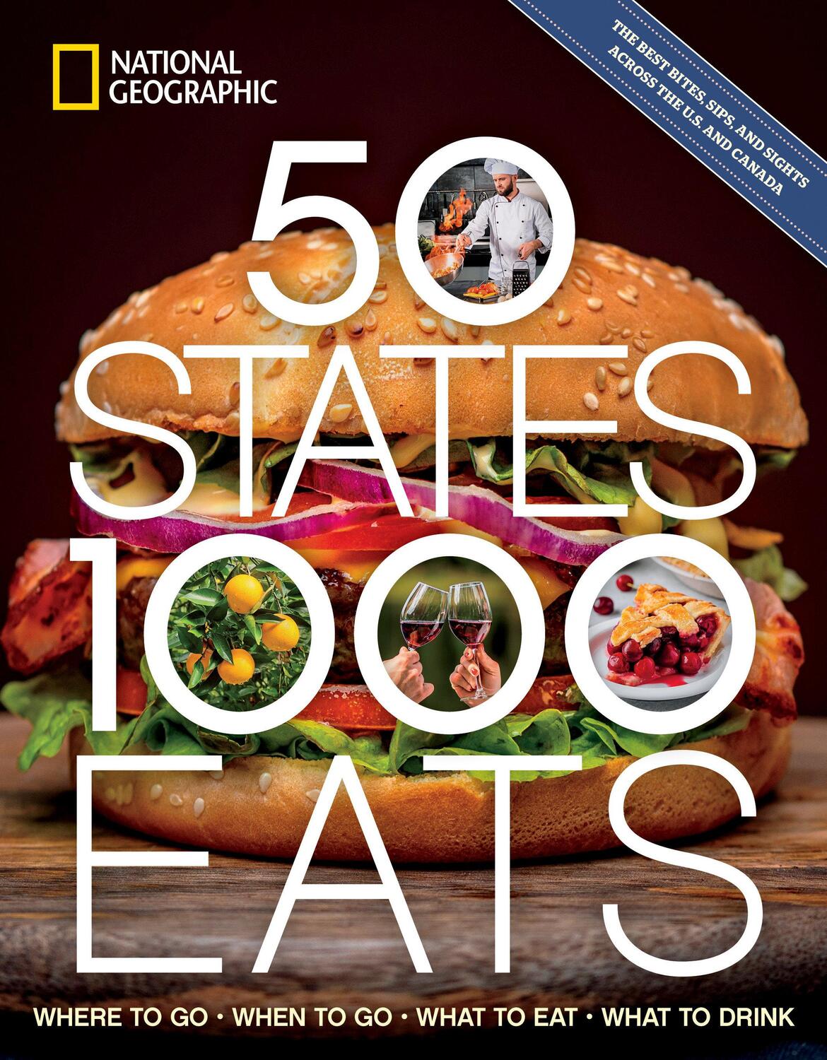 Cover: 9781426222825 | 50 States, 1,000 Eats | Joe Yogerst (u. a.) | Taschenbuch | Englisch