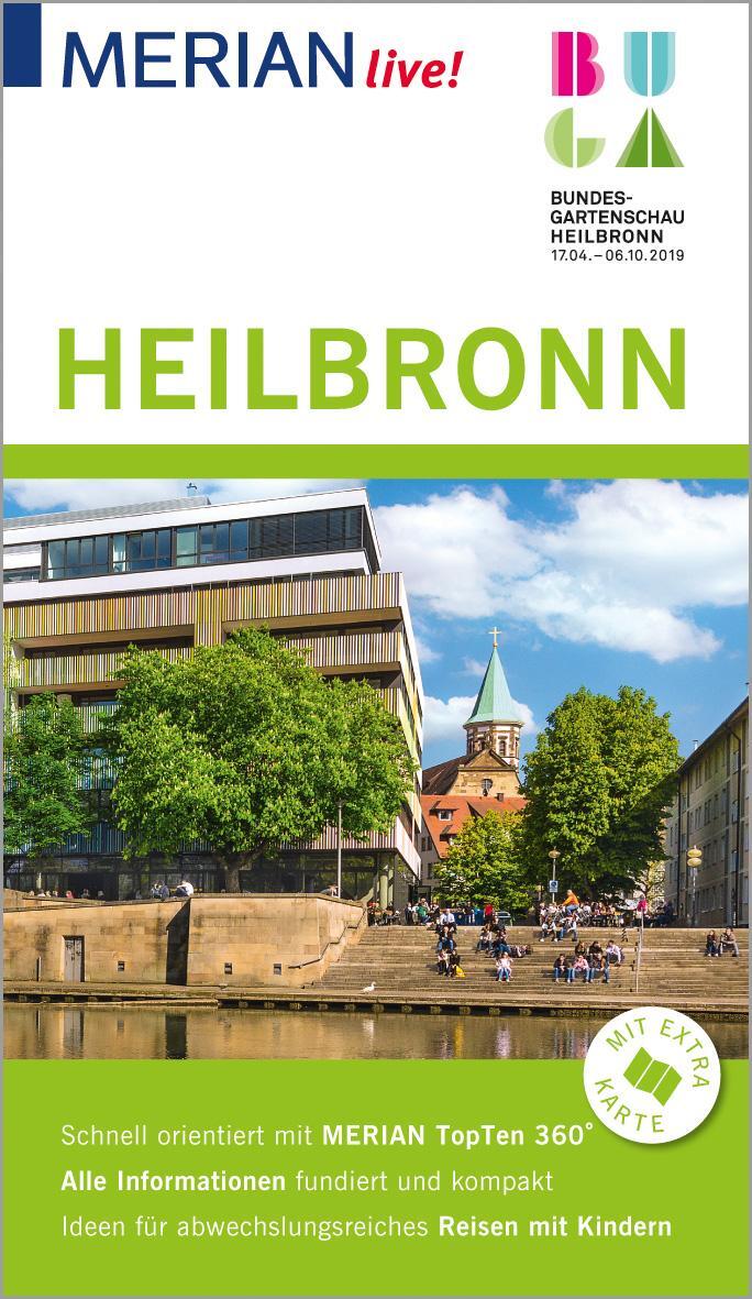 Cover: 9783834229649 | MERIAN live! Reiseführer Heilbronn | Mit Extra-Karte zum Herausnehmen