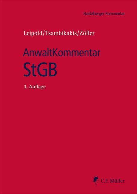 Cover: 9783811406438 | AnwaltKommentar StGB | Martin Asholt (u. a.) | Buch | Deutsch | 2020