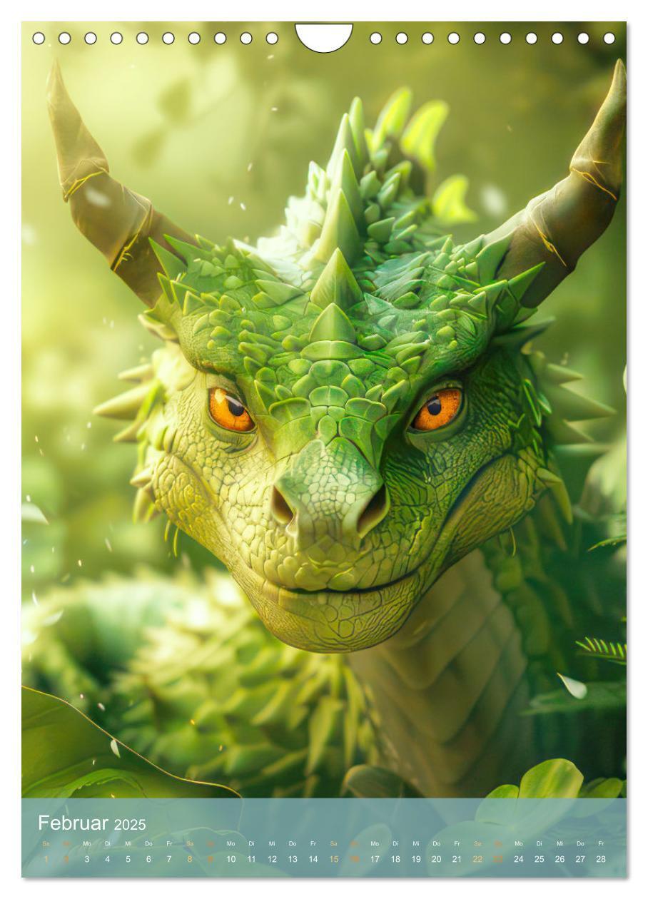 Bild: 9783457070970 | Drachen - Im Fantasieland gesichtet (Wandkalender 2025 DIN A4...