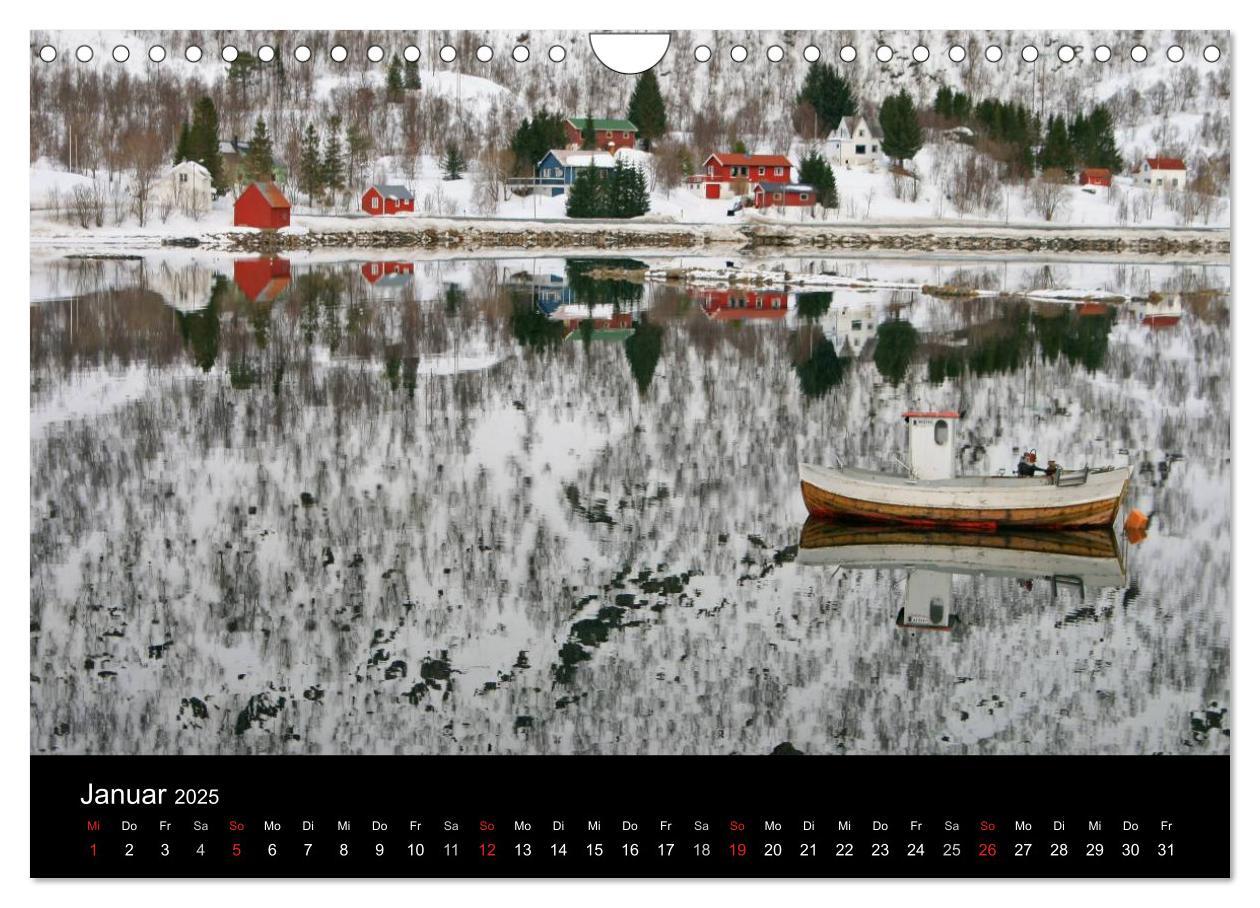 Bild: 9783435795765 | Norwegen 2025 (Wandkalender 2025 DIN A4 quer), CALVENDO Monatskalender