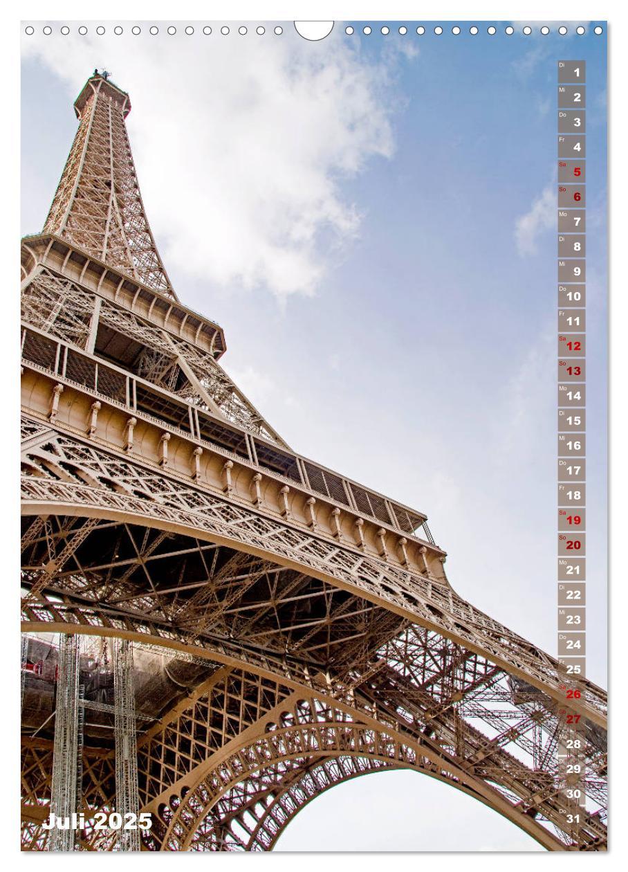 Bild: 9783435979318 | Paris Traummetropole mit Charme (Wandkalender 2025 DIN A3 hoch),...