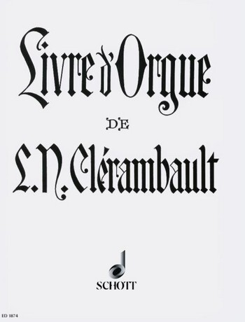 Cover: 9790001034968 | Livre d' Orgue | Contenant deux suites du 1er et du 2me ton. Orgel.