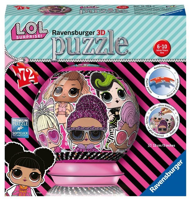 Cover: 4005556111626 | Ravensburger 3D Puzzle 11162 - Puzzle-Ball L.O.L. Surprise! - 72...
