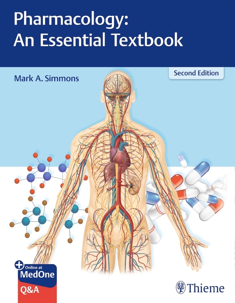 Cover: 9781626237384 | Pharmacology: An Essential Textbook | Mark A. Simmons | Bundle | 2021